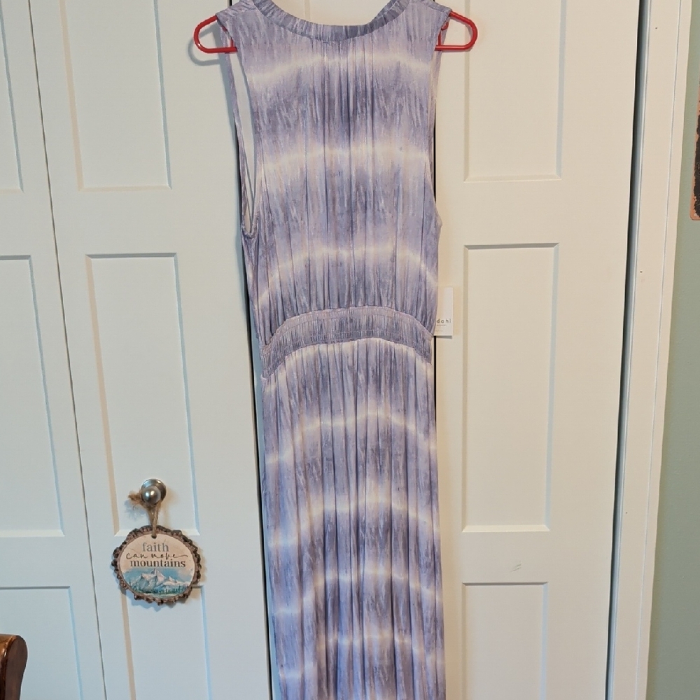 Bella Dahl Lavender Tie-Dye Maxi Dress